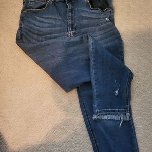 Risen size 1 xl straight leg jeans